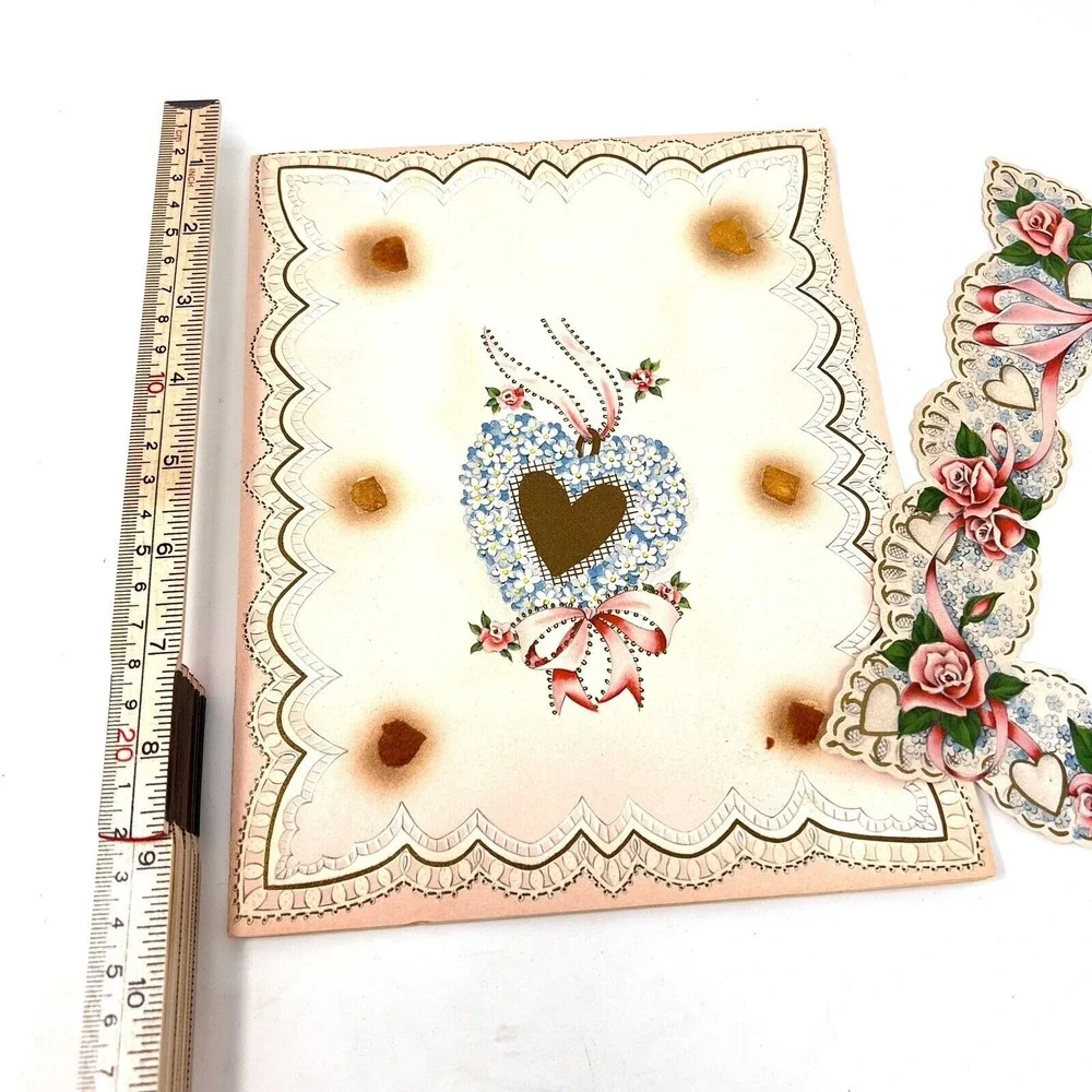 Vintage Valentines Day Greeting Card American‎ Stanley Greetings Box Included